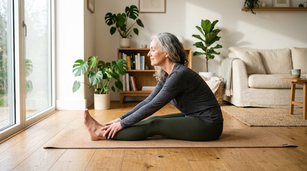 Active adults over 60 maintaining nerve health through movement and nutrition
